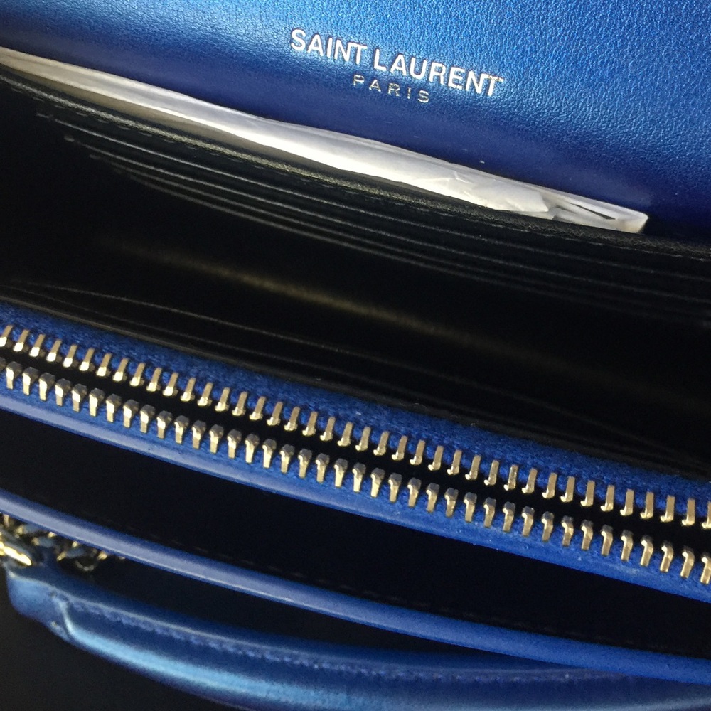 ✅SOLD✅SAINT LAURENT Monogram Leather Bag - Picture 6 of 8